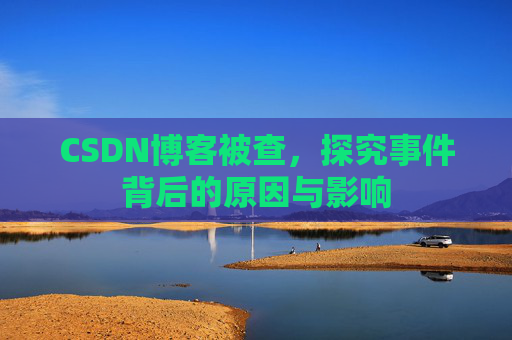 CSDN博客被查，探究事件背后的原因与影响